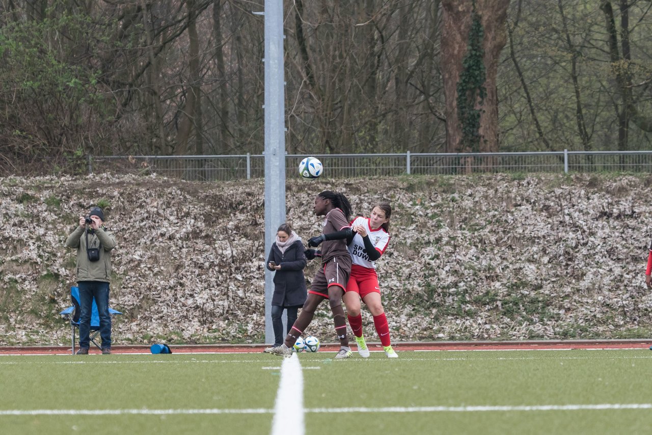 Bild 158 - B-Juniorinnen Walddoerfer - St.Pauli : Ergebnis: 4:1